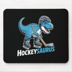 Hockeysaurus Eishockeyspieler Dinosaurier T-Rex Di Mousepad