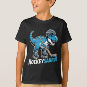Hockeysaurus Eishockeyspieler Dinosaurier T-Rex Di T-Shirt