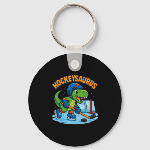 Hockeysaurus Lustiger Dinosaurier Eishockey Kinder Schlüsselanhänger