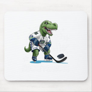 Hockeysaurus Lustiger Dinosaurier Hockey Kinder Ho Mousepad