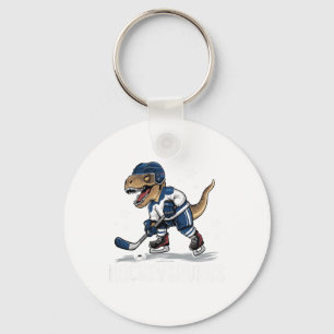 Hockeysaurus Lustiger Dinosaurier Hockey Kinder Ho Schlüsselanhänger