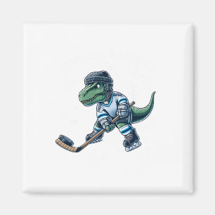 Hockeysaurus Lustigerdinosaurier Hockey Kinder Hoc Magnet