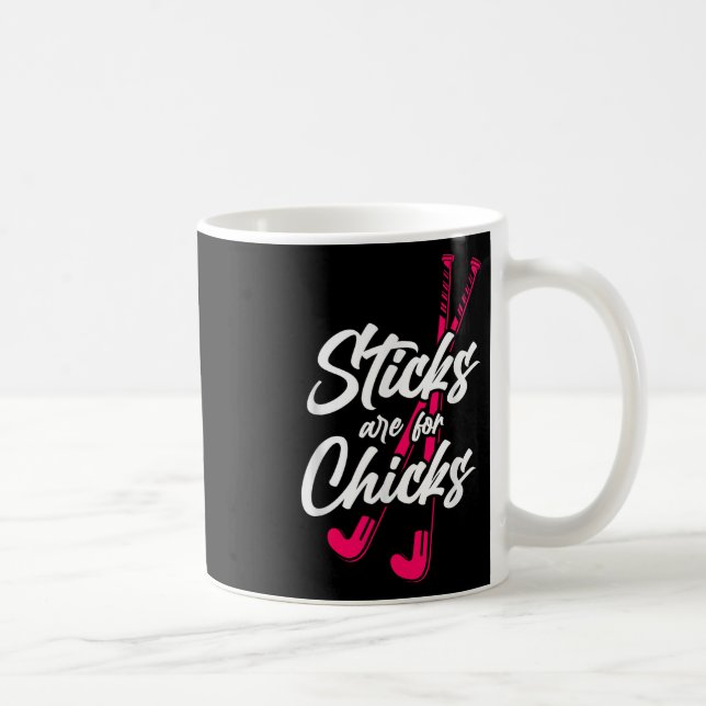 Hockeyschläger sind für Hühner _3  Kaffeetasse (Rechts)