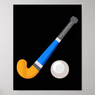 Hockeyschläger und Byll Poster