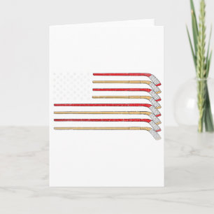 Hockeyschläger USA-Flagge Eishockey Jungen Hockeys Karte
