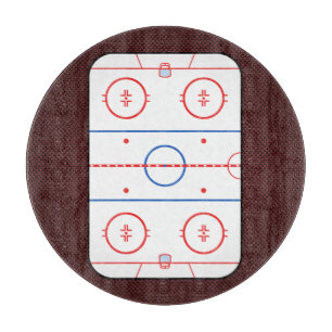Hockeyspiel-Begleiter-Eisbahnen-Diagramm Schneidebrett