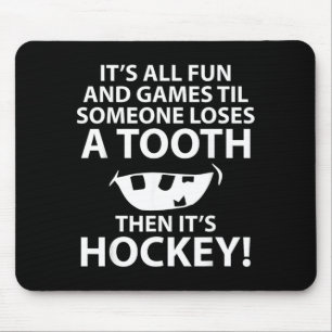 Hockeyspieler alles nur Spielerei Mousepad