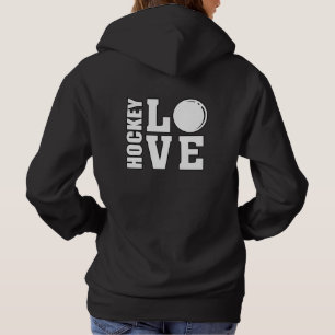 Hockeyspieler, Crossed Hockey Sticks Liebe Hoodie