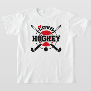 Hockeyspieler, Crossed Hockey Sticks T-Shirt
