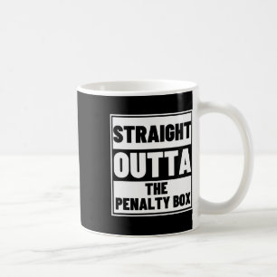 Hockeyspieler direkt aus der Strafbank Lustiges Ei Kaffeetasse