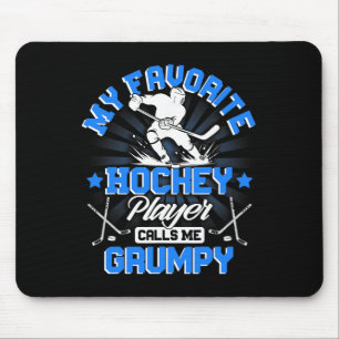 Hockeyspieler Eis Mein Lieblings-Hockeyspieler ruf Mousepad