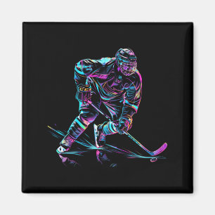 Hockeyspieler Eishockey Leistung Magnet