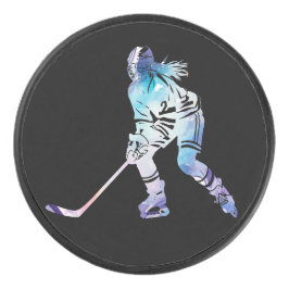 Hockeyspieler Eishockey Puck