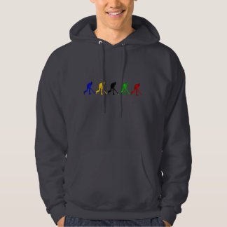 Hockeyspieler-Feld-Hockeystock- und -ballgeschenke Hoodie