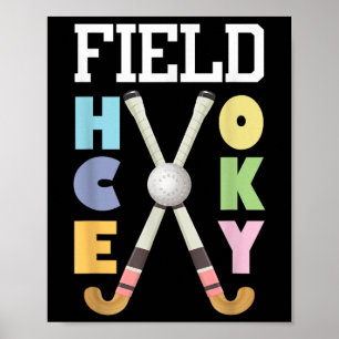 Hockeyspieler Hockey Fan Hockey Trainer Poster