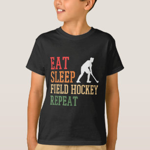 Hockeyspieler Hockeyteam Essen Schlaf Hockey R T-Shirt