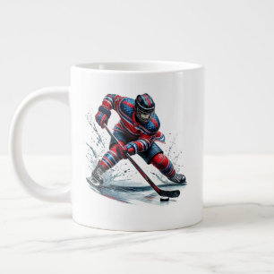 Hockeyspieler Jumbo Jumbo-Tasse