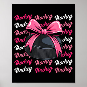 Hockeyspieler Kinder Jungen Männer Eishockey Poster