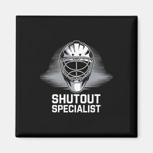 Hockeyspieler Shutout Penalty Box Hockey Torwart Magnet