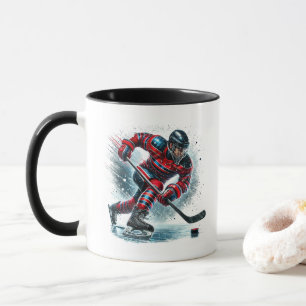 Hockeyspieler tasse
