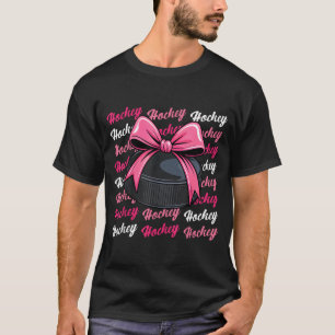 Hockeyspieler Team Trainer Kokette Schleife Frauen T-Shirt