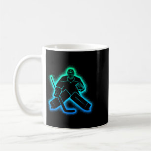 Hockeyspieler Torwart Kinder Männer Jungen Eishock Kaffeetasse