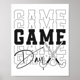 Hockeyspieltag poster