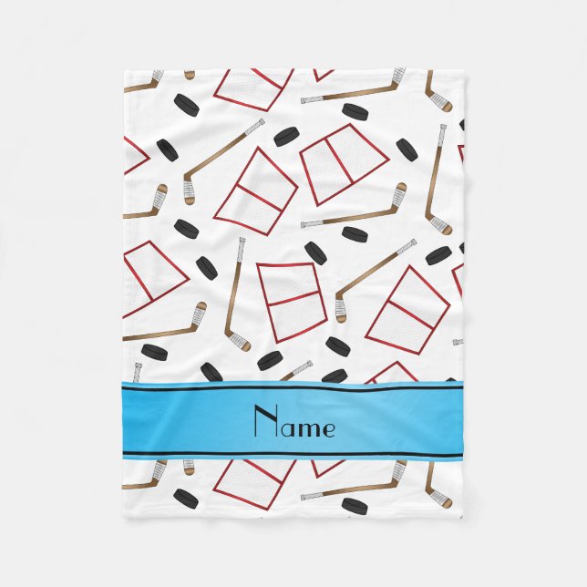 Hockeystock-Koboldnetze des individuellen Namens Fleecedecke (Vorderseite)