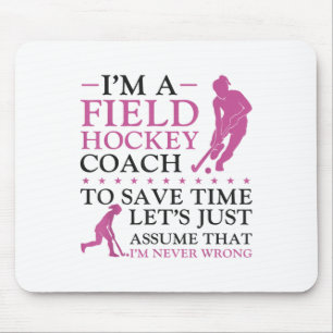 Hockeytrainer Ich bin ein Hockeytrainer um zu rett Mousepad