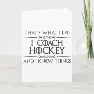 Hockeytrainer - Ich trainiere Hockey und ich kenne Karte