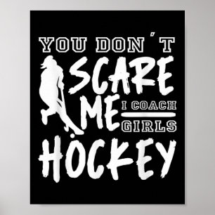 Hockeytrainer Mädchen Poster