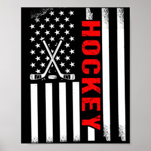 Hockeytrikot Hockeyspieler Torwart Strafbank Poster