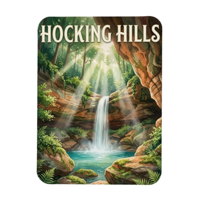 Hocking Hills Magnet (Vertikal)