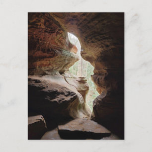 Hocking Hills Ohio Rockhouse Höhle Postkarte