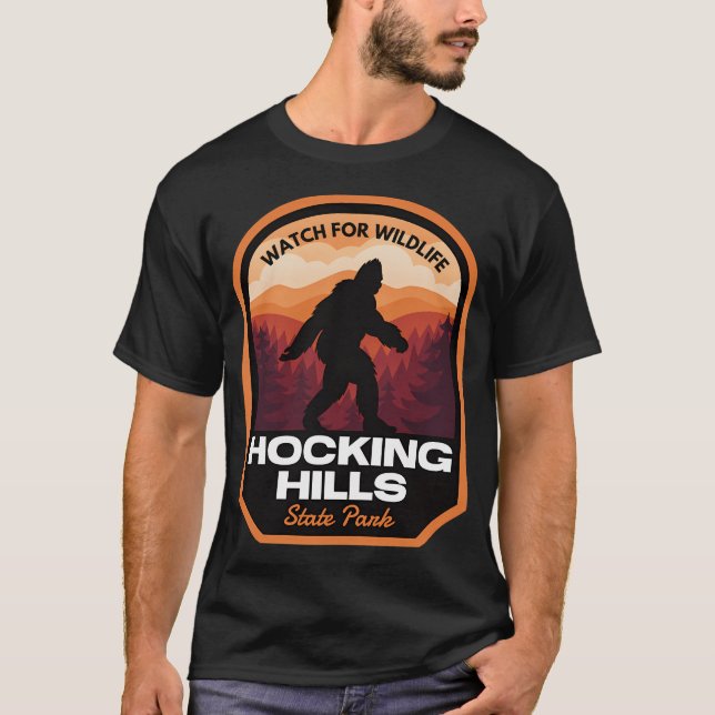 Hocking Hills Staat Park Bigfoot T-Shirt (Vorderseite)