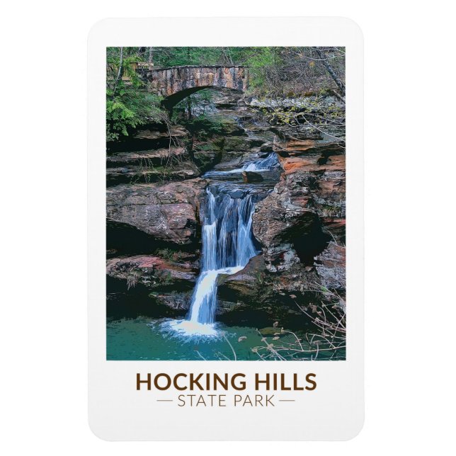 Hocking Hills Staat Park/Garten: Magnet (Vertikal)