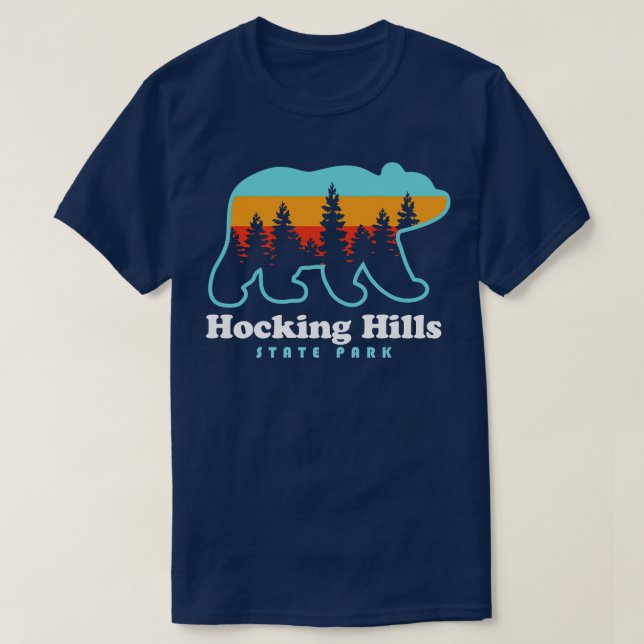 Hocking Hills Staat Park Ohio Bar T-Shirt (Design vorne)