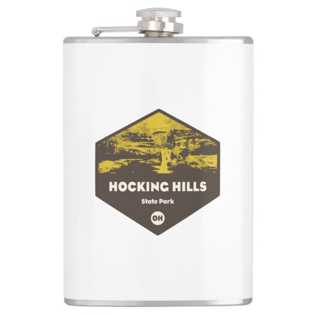 Hocking Hills Staat Park, Ohio Flachmann (Vorderseite)