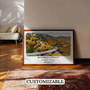 Hocking Hills State Park Ohio Poster, Aquarell Poster
