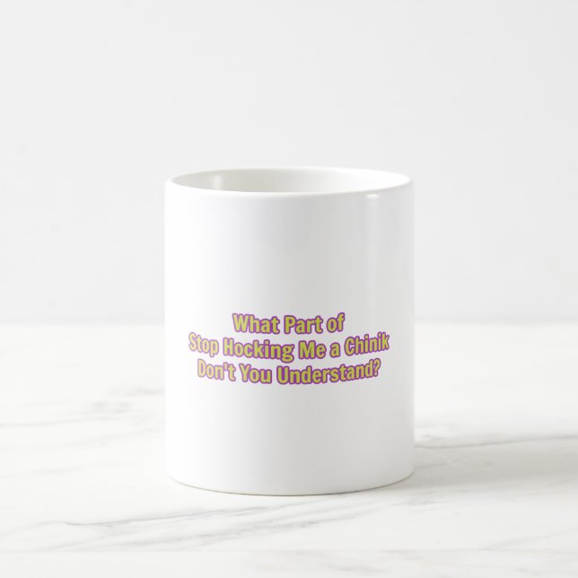 Hocking mir einen Chinik-Mug Kaffeetasse (Mittel)