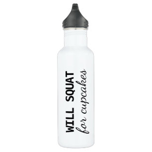 Hockt für Kuchen-Wasser-Flasche Edelstahlflasche