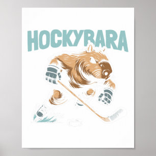 Hockyra-Spieler - Team Eishockey Capyra Poster