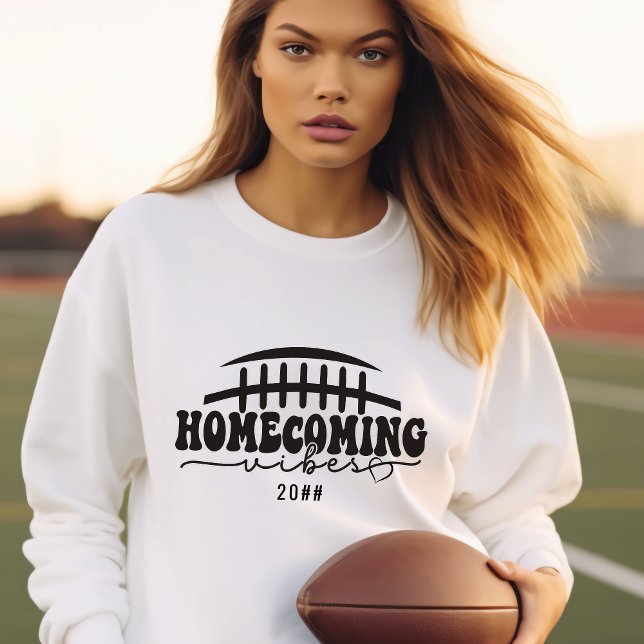 HOCO Homecomoming Vibes 1 Wiedersehen Football Gam Sweatshirt (#hoco #homecoming #footballday)