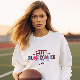 HOCO Homecomoming Vibes Wiedersehen Football Game Sweatshirt