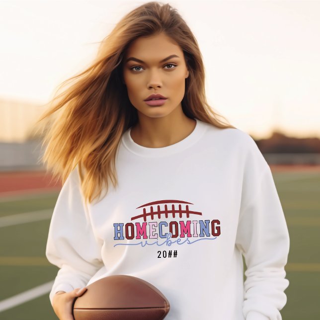 HOCO Homecomoming Vibes Wiedersehen Football Game  Sweatshirt (#homecoming #footballday #hoco)