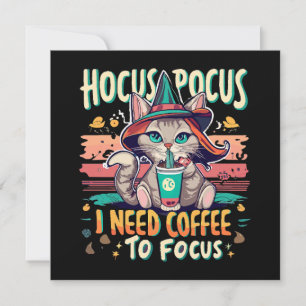 Hocus Focus - Ich brauche Kaffee, um mich zu konze