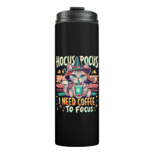 Hocus Focus - Ich brauche Kaffee, um mich zu konze Thermosbecher