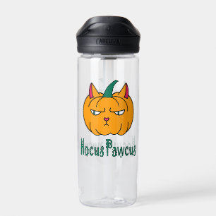 Hocus pawcus Halloween Kürbisinger Katzenmagie Trinkflasche