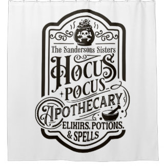 Hocus Pocus Apothecary Duschvorhang