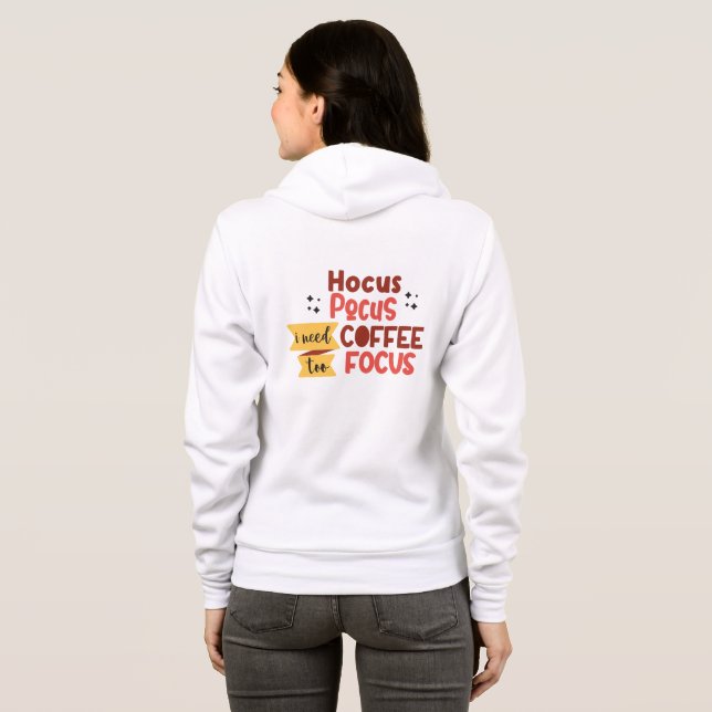 Hocus Pocus benötigt KAFFEE, um sich zu konzentrie Hoodie (Schwarz voll)